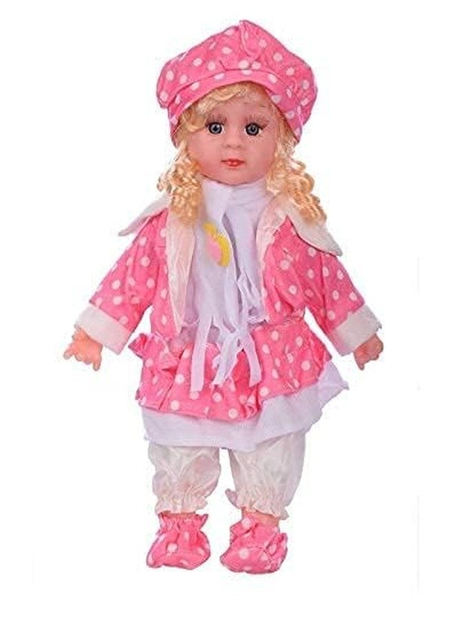 Fovrtye Baby Girl Doll (Stroller Dolls, Toy for Kids 45cm Size Songs Poem Little Happy Toys (Mult Colours) - Image 1